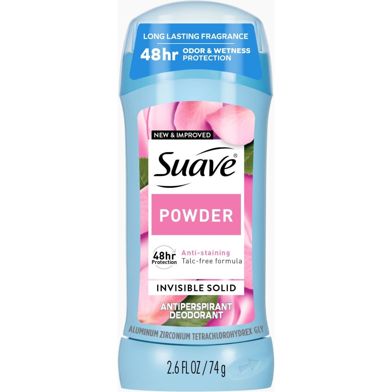Suave Antitranspirante desodorante Powder2.6oz