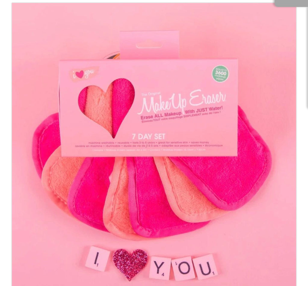 MAKEUP ERASER 7 DAY SET: I <3 YOU