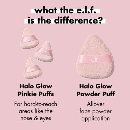 ELF COSMETIC Halo Glow Pinkie Puffs