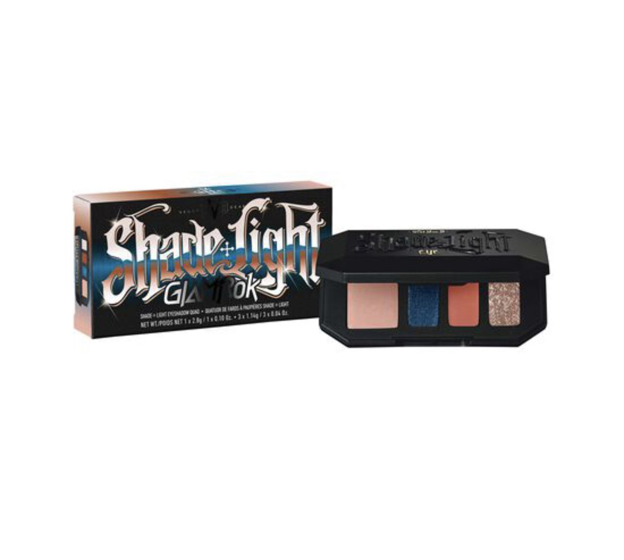 KVD Beauty Kitten Mini: Glamrok Shade + Light Eyeshadow Quad