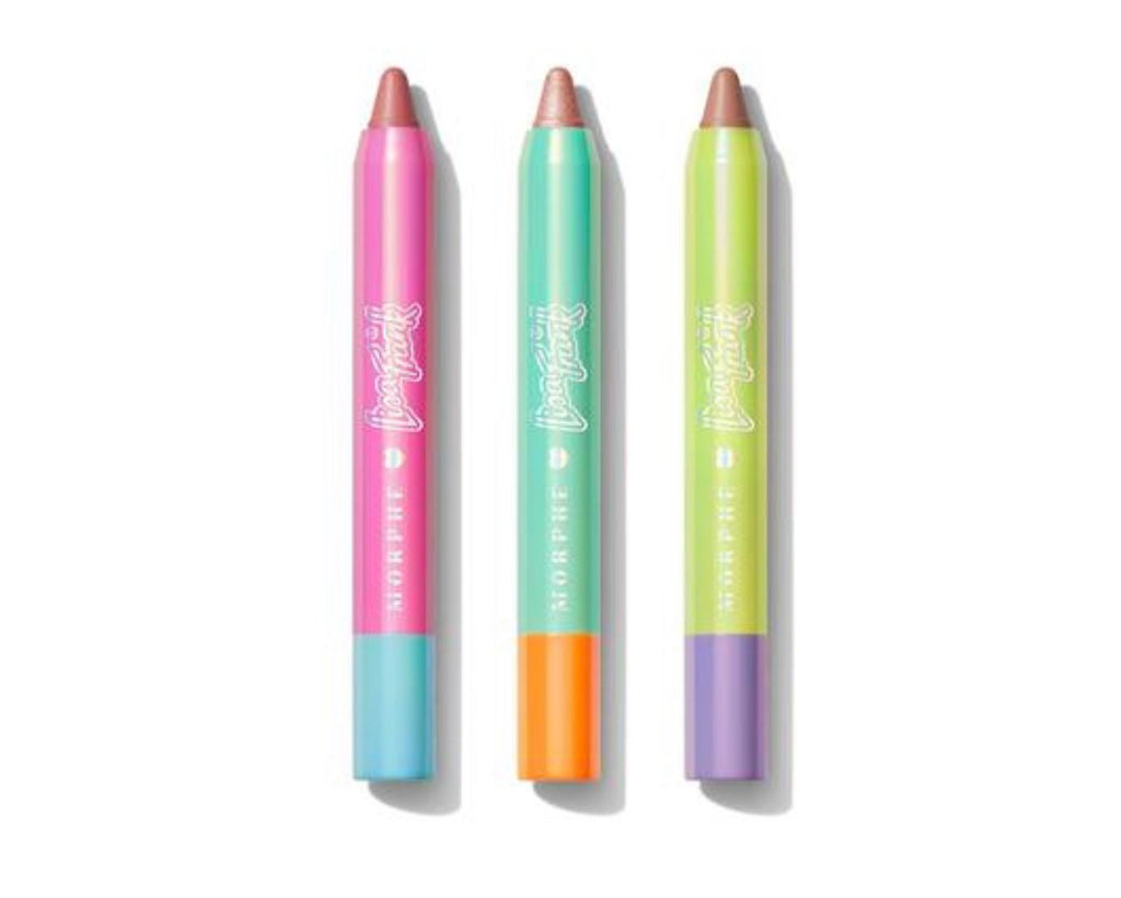 MORPHE X LISA FRANK PAINT IT NEUTRAL LIP CRAYON TRIO