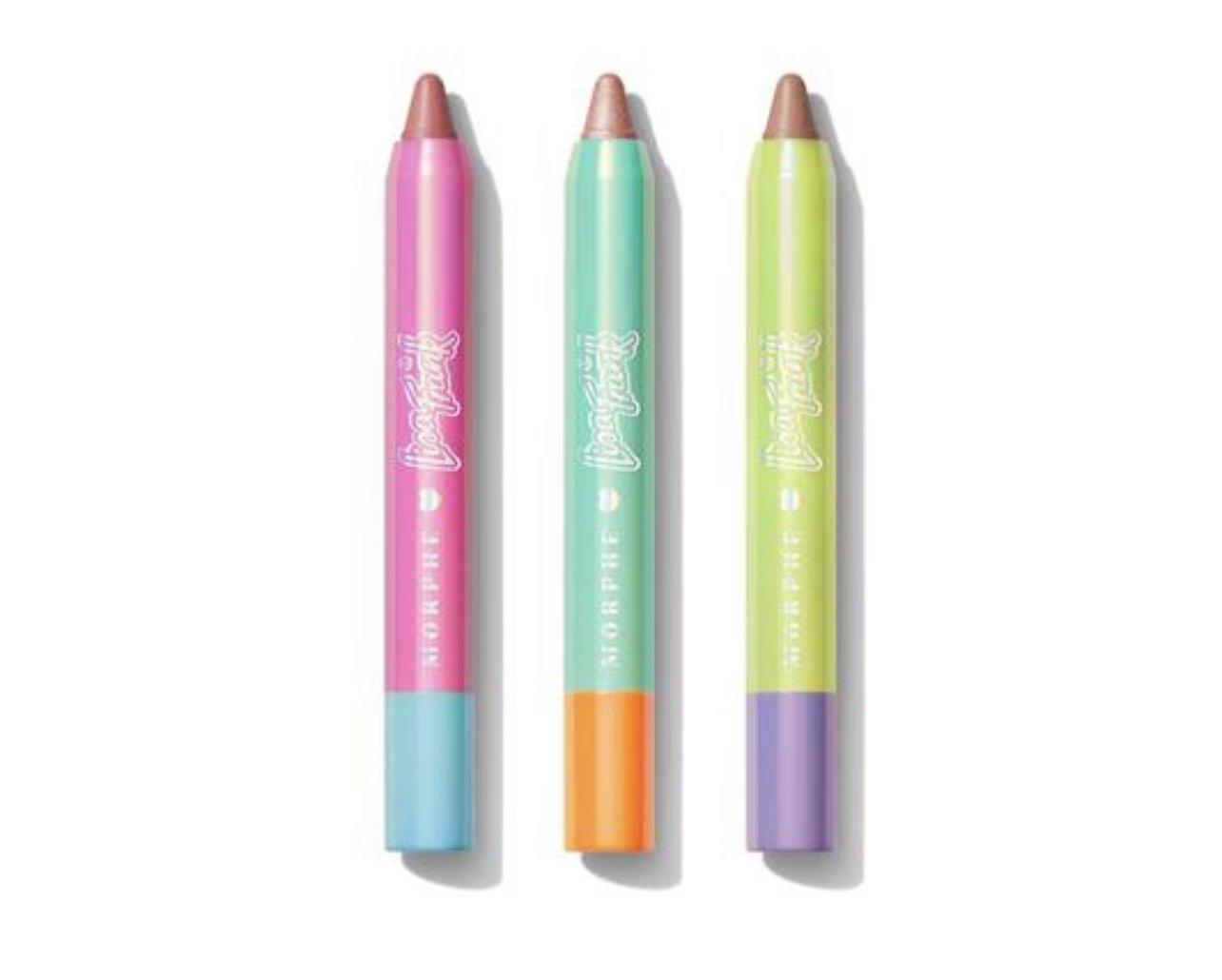 MORPHE X LISA FRANK PAINT IT NEUTRAL LIP CRAYON TRIO