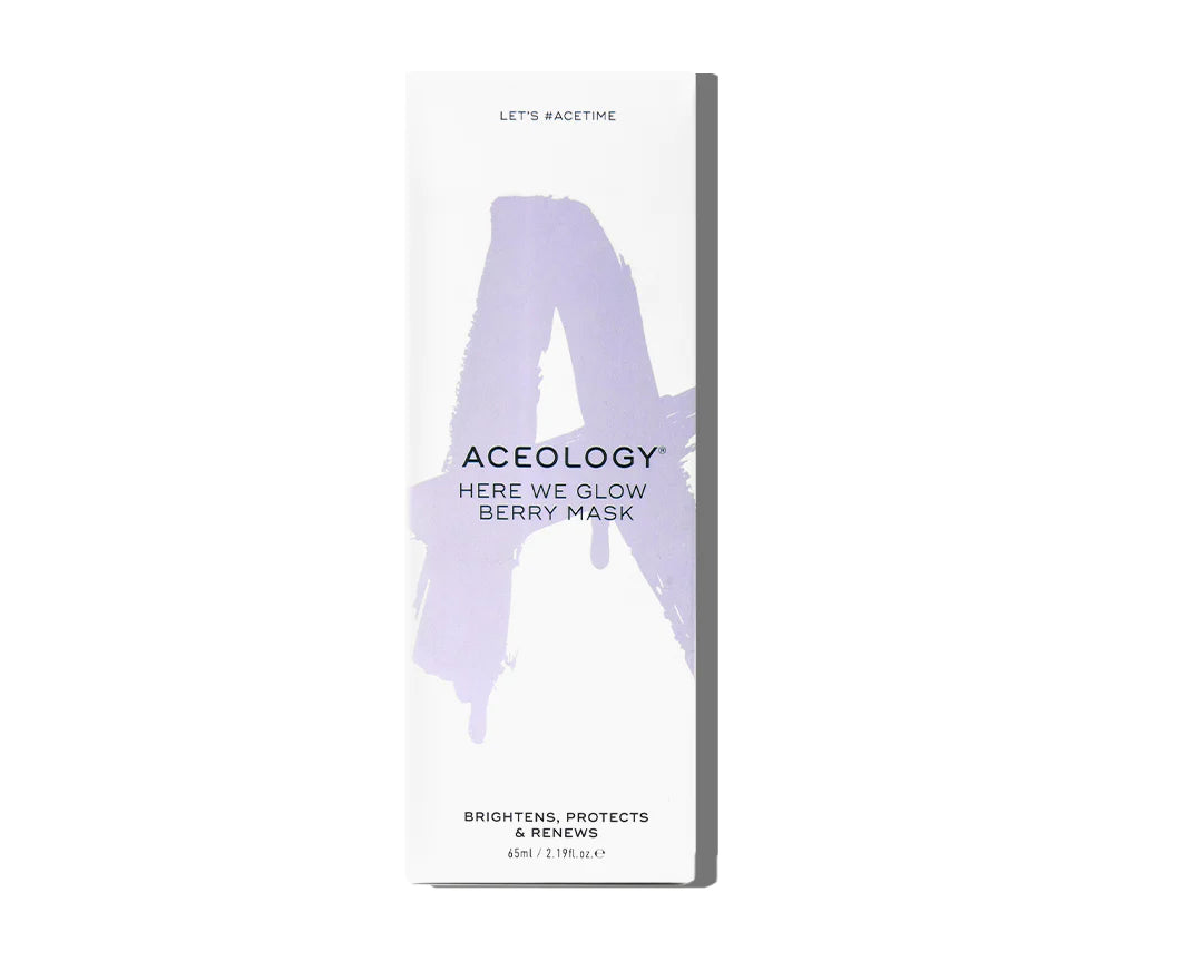 ACEOLOGY OHERE WE GLOW BERRY MASK