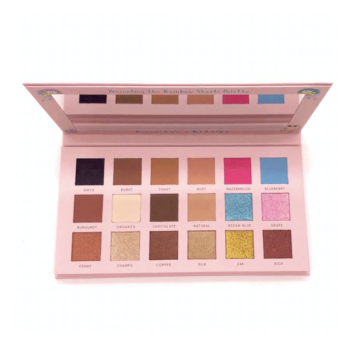 RAINBOW SHARTS PALETTE KETNIPZ X KIMCHI CHIC BEAUTY COLLECTOR'S