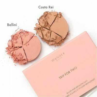WANDER BEAUTY  Trip for Two Blush & Bronzer Duo  Bellini/Costa Rei