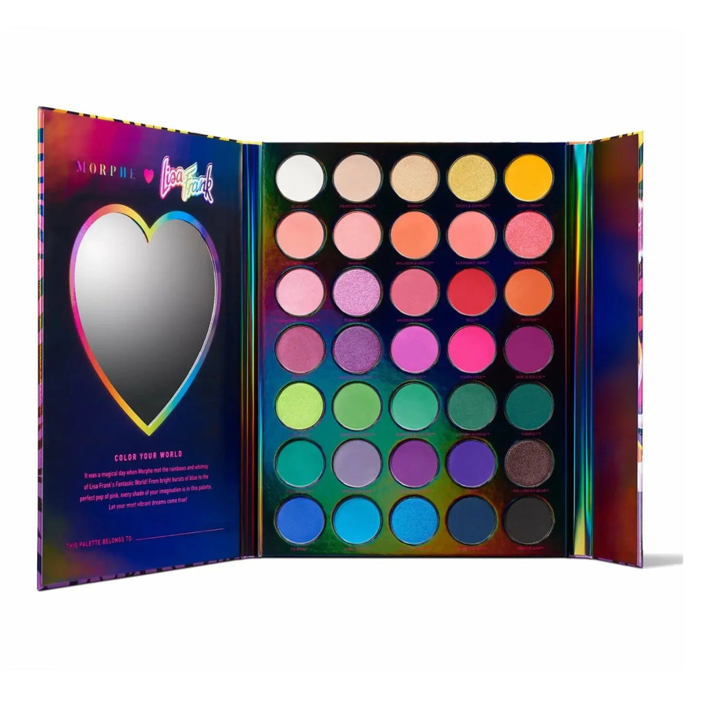Morphe X Lisa Frank 35B BY Lisa Frank Artistry Palette Forrest