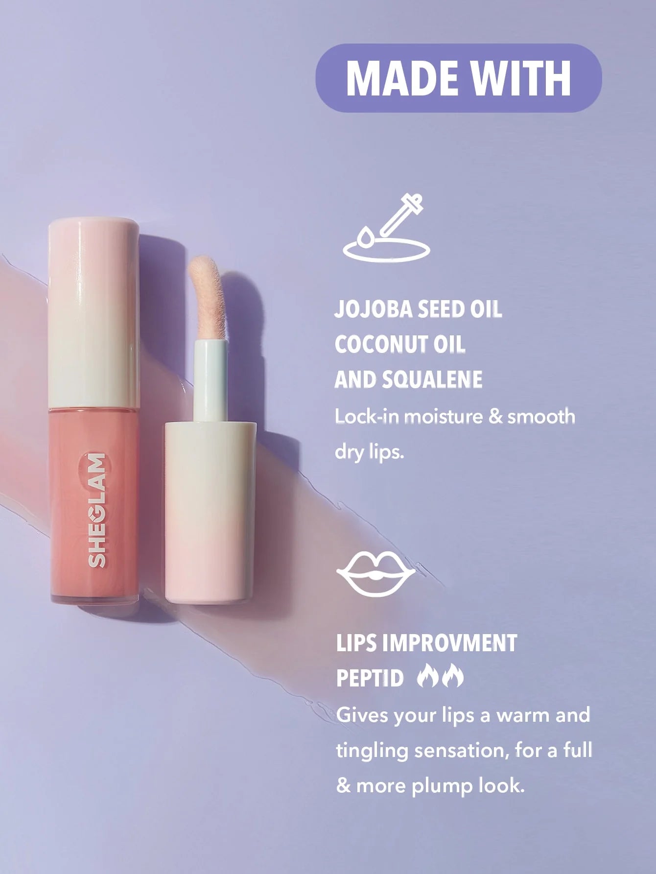 SHEGLAM Hot Goss Plumping Lip Gloss-That's Juicy