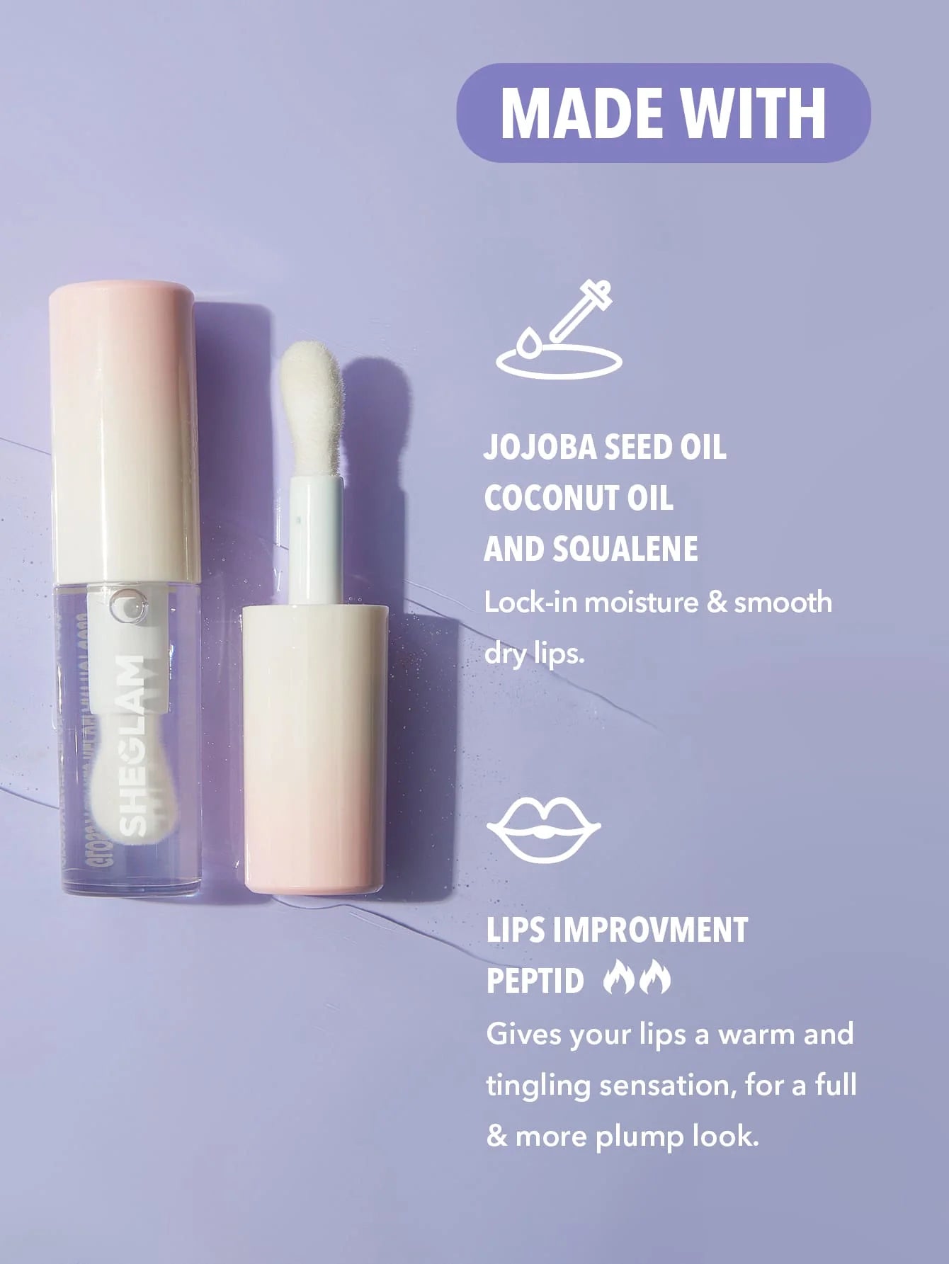 SHEGLAM Hot Goss Plumping Lip Gloss-That's Juicy