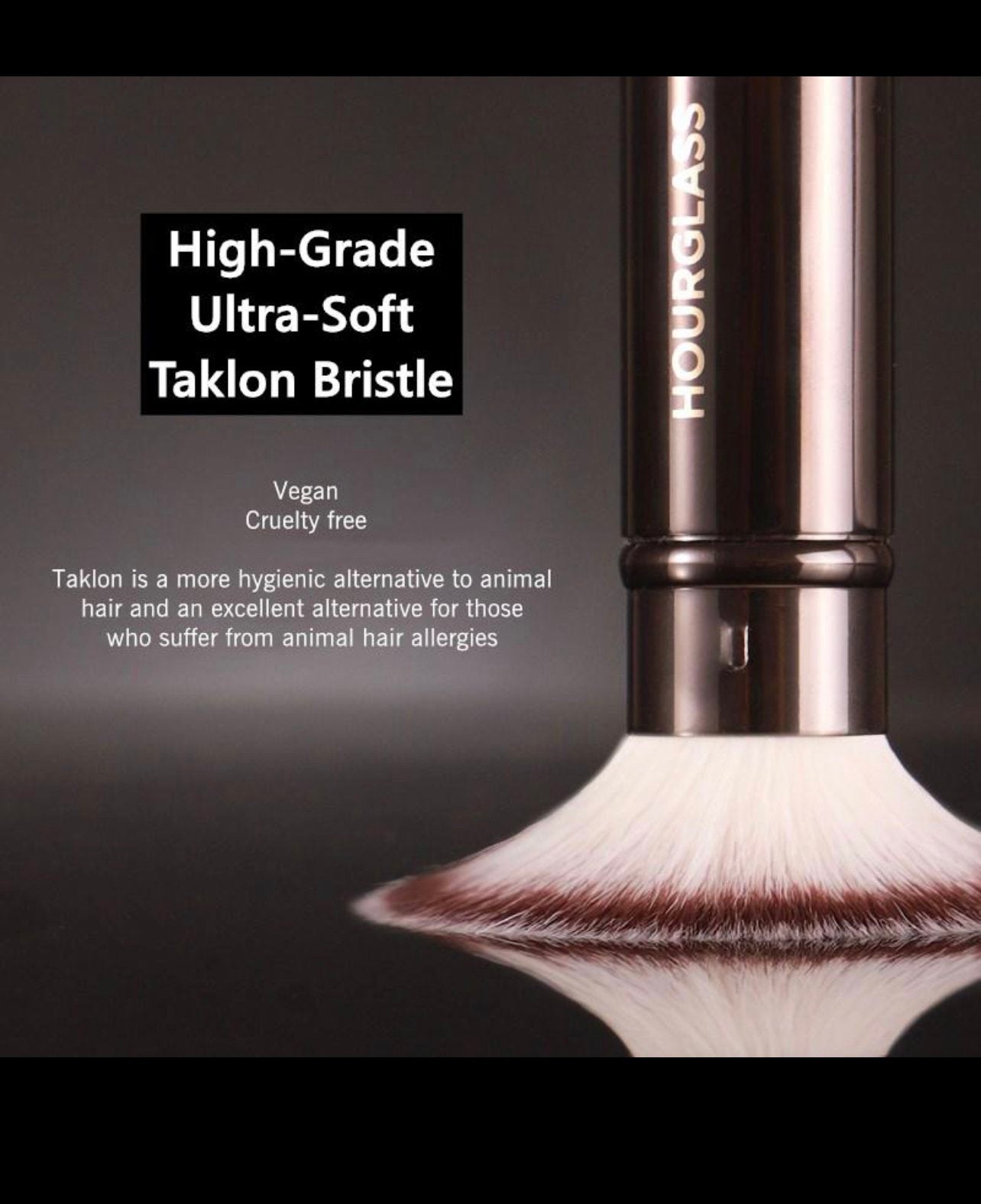 HOURGLASS  RETRACTABLE DOUBLE-ENDED COMPLEXION BRUSH