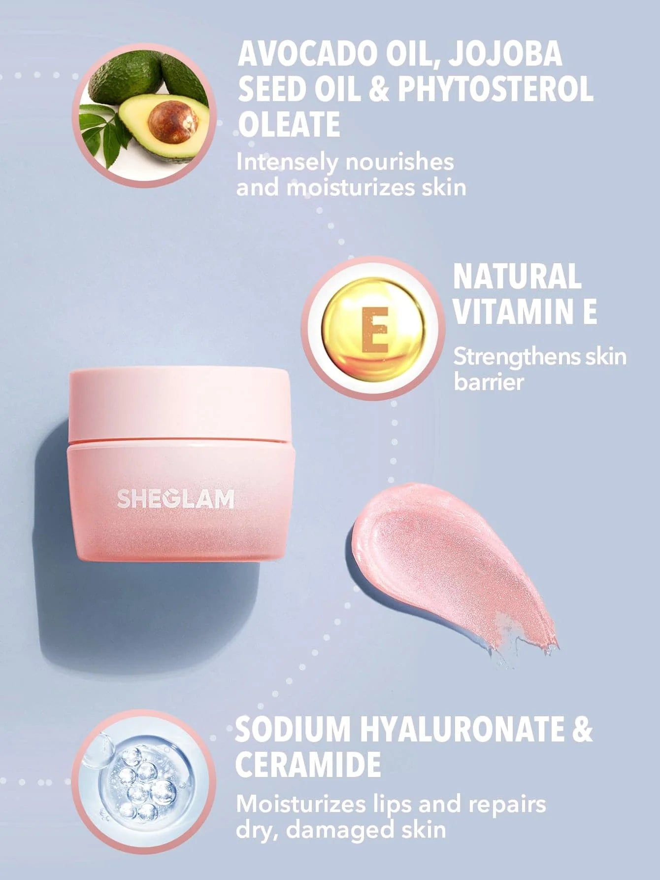 SHEGLAM PILLOW LIPS LIP CARE CREAM