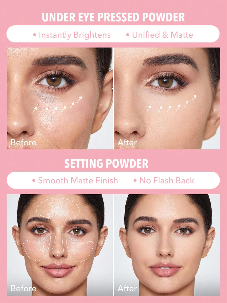 SHEGLAM INSTA-READY FACE & UNDER EYE SETTING POWDER DUO-BUBBLEGUM