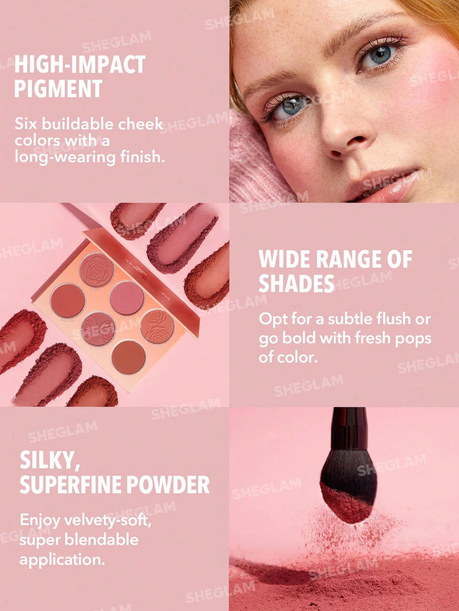 SHEGLAM Paleta de Colorete Floral Flush