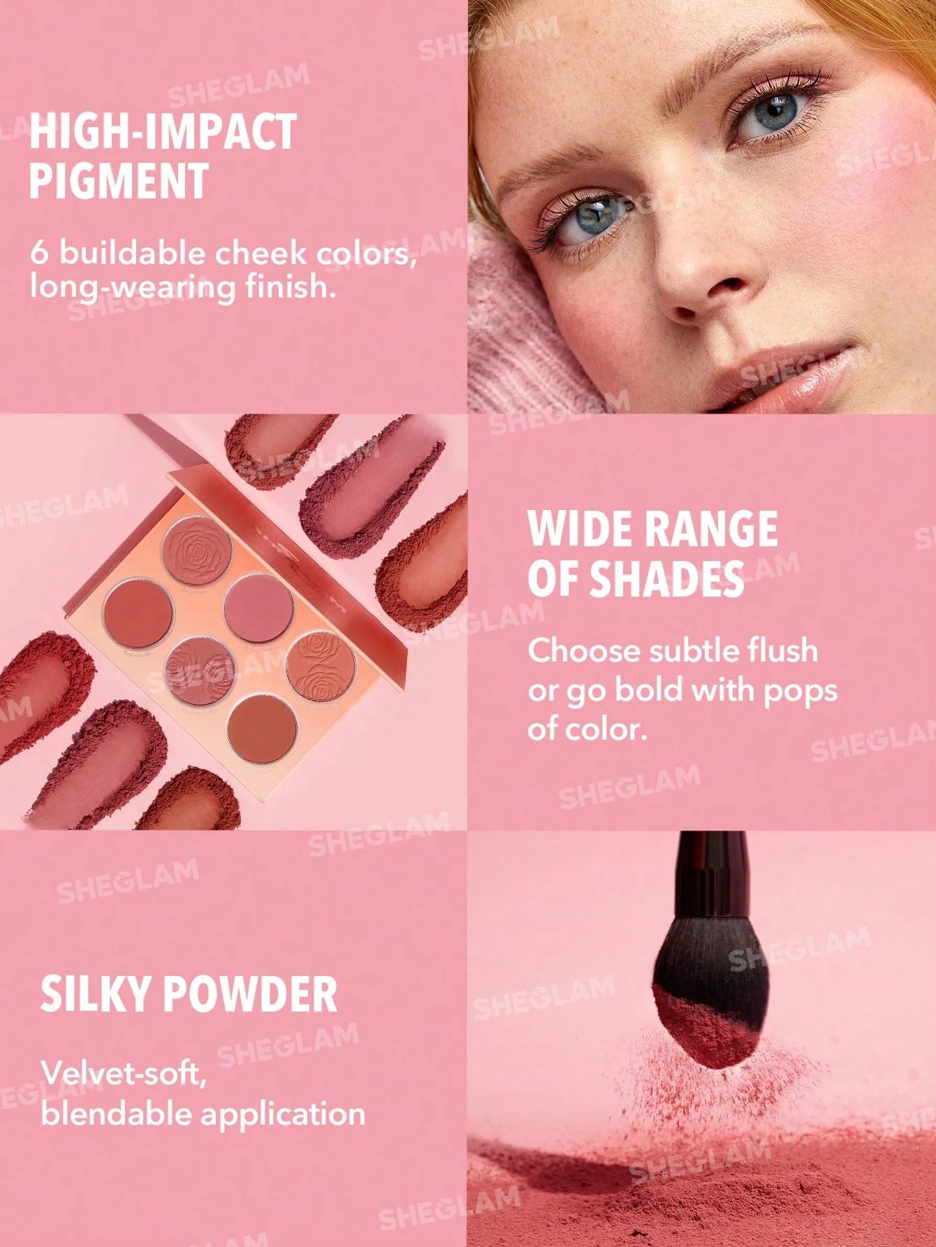 SHEGLAM FLORAL FLUSH BLUSH PALETTE-BLUSHING BOUQUET
