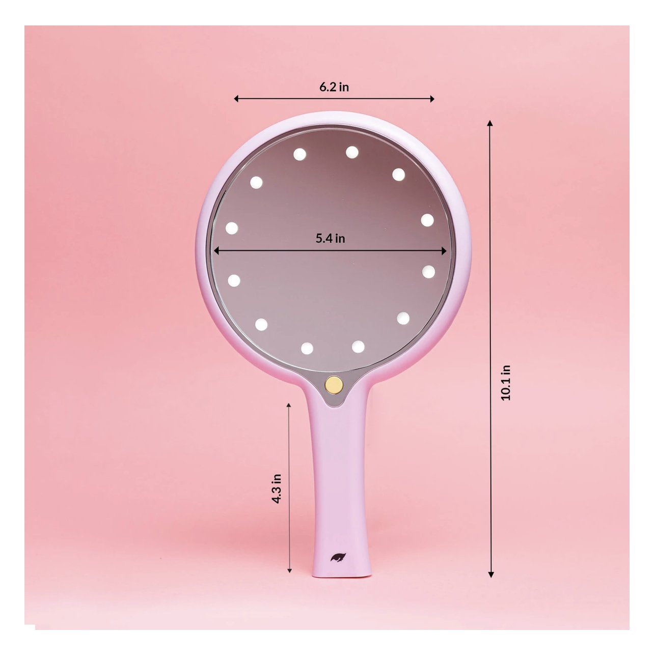 KIMCHI CHIC HANDHELD LED MIRROR