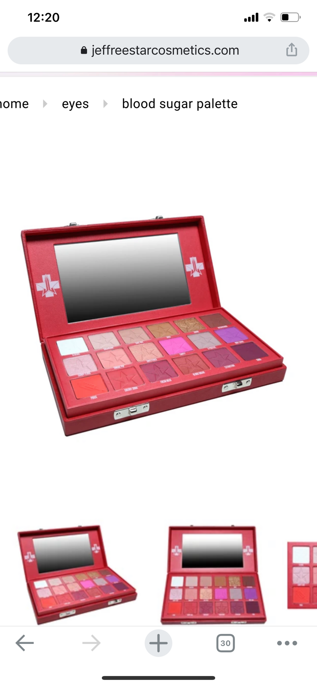 JEFFREE STAR BLOOD SUGAR PALETTE