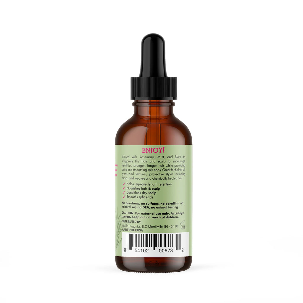 MIELLE ORGANICS Rosemary Mint Scalp & Hair Strengthening Oil 59ml