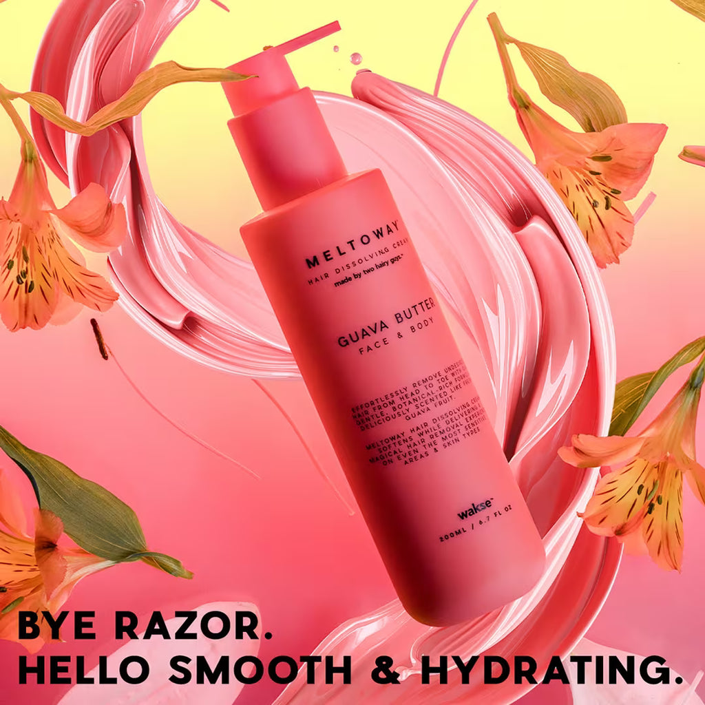 Wakse MELTOWAY Hair Dissolving Cream Face & Body In Guava Butter 200ml