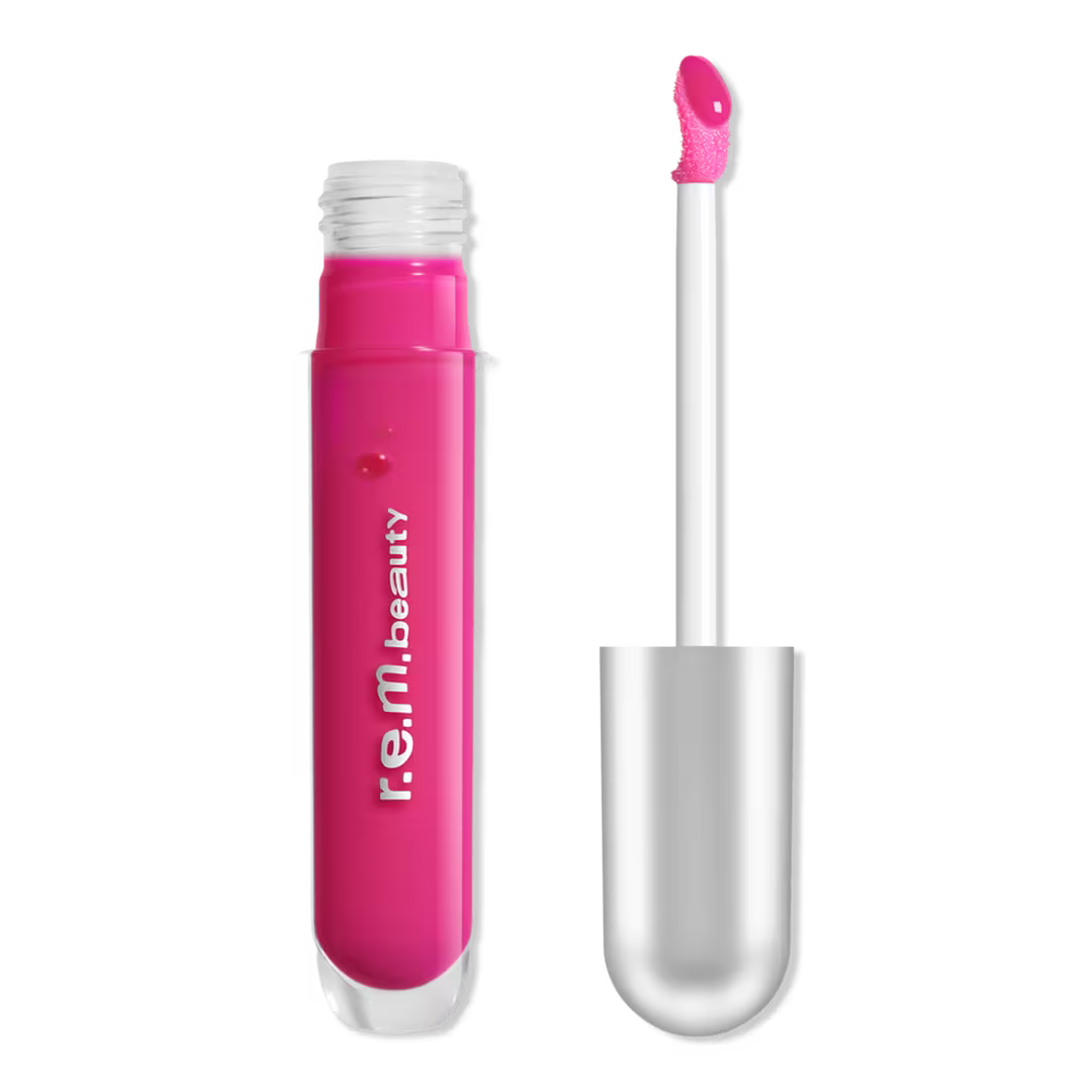R.E.M. BEAUTY Essential Drip Glossy Balm in Strawberry Soda