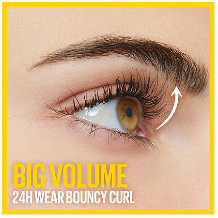 Maybelline Volum' Express Colossal Curl Bounce Mascara Makeup, Washable Very Black