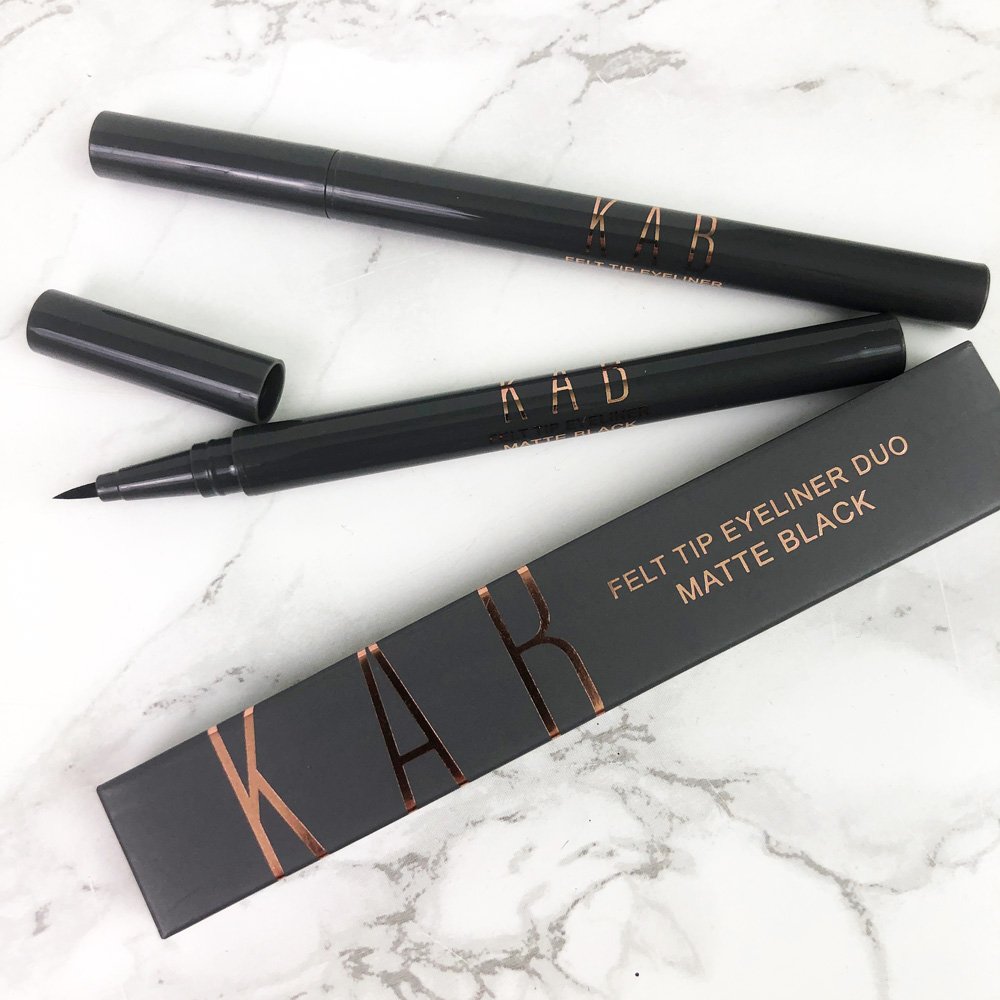 KAB FELTTIP EYERLINER DUO MATTE BLACK