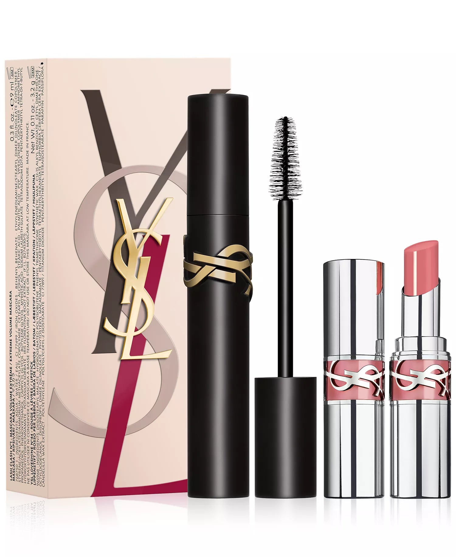 Yves Saint Laurent 2-Pc. Lash Clash Mascara & Loveshine Lip Oil Stick Gift Set,