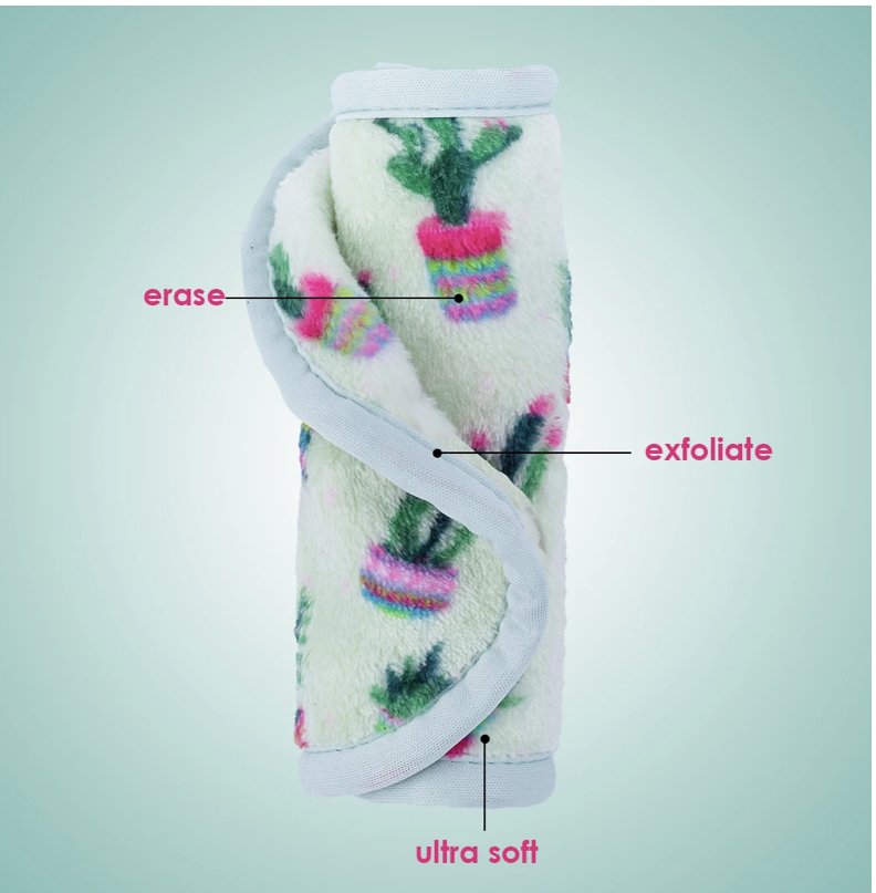 Cactus 3-Piece Set MAKEUP ERASER