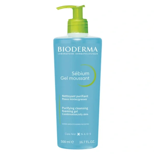 BIODERMA Sebium Cleansing and Makeup Removing Foaming Gel for Oily Skin