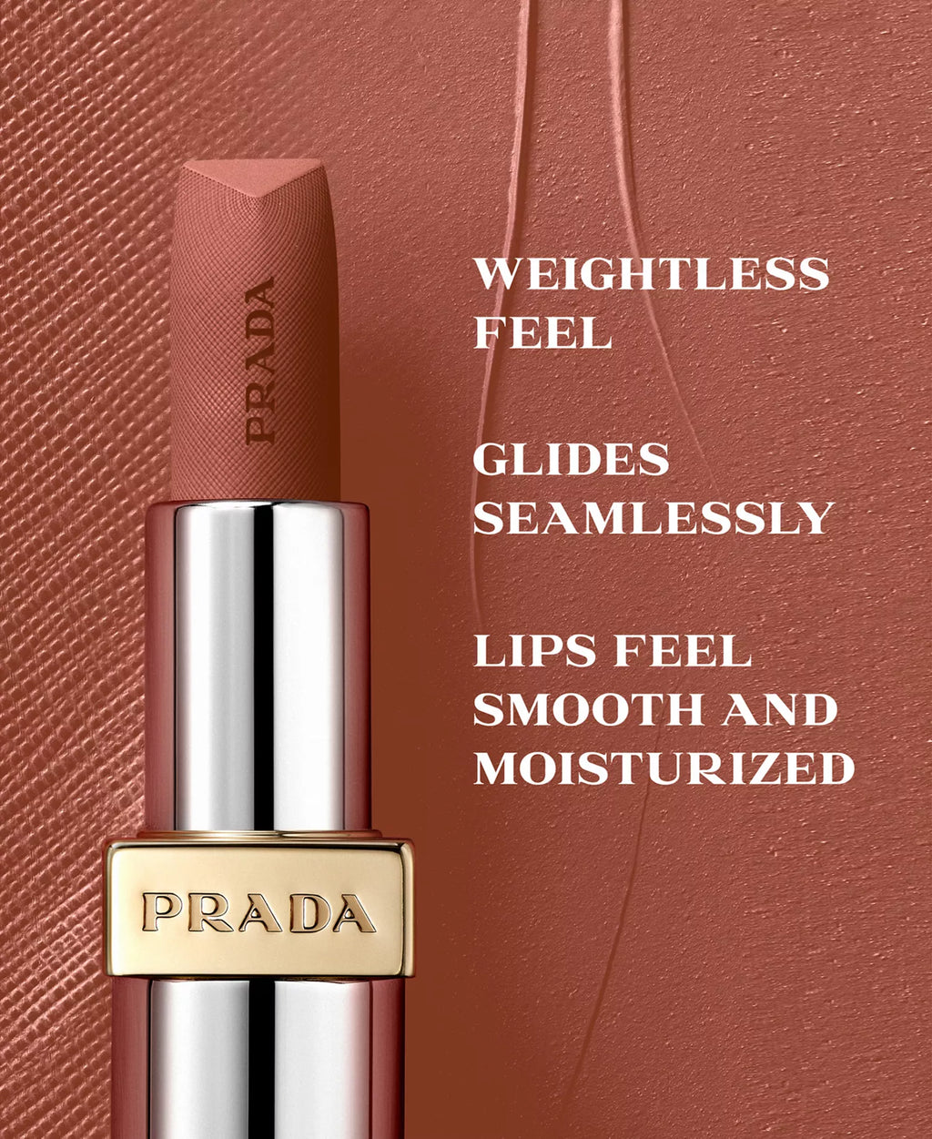 Prada Beauty Monochrome Hyper Matte Nude Refillable Lipstick