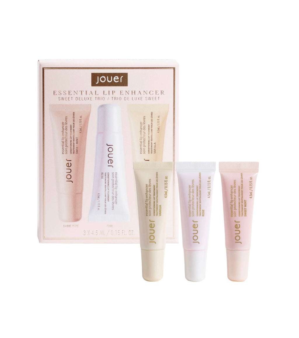 Jouer Cosmetics Mini Essential Lip Enhancer Balm Trio