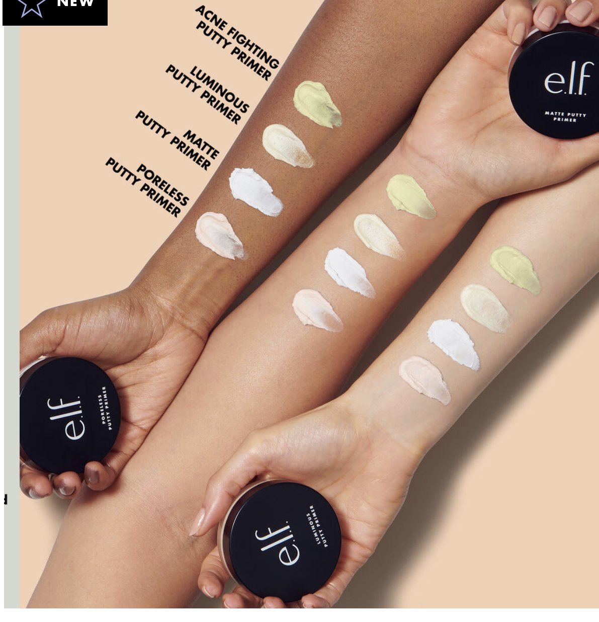 ELF COSMETIC Acne Fighting Putty Primer- 1.8% Salicylic Acid