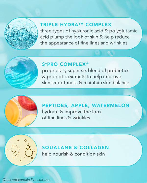 TULA Skincare -24-7 ultra hydration  Triple-Hydra Complex™ day & night serum
