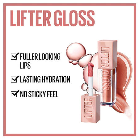 Maybelline Lifter Gloss Lip Gloss Makeup With Hyaluronic Acid