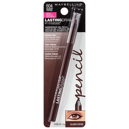Maybelline Eye Studio Lasting Drama Waterproof Gel Pencil, Glazed Toffee