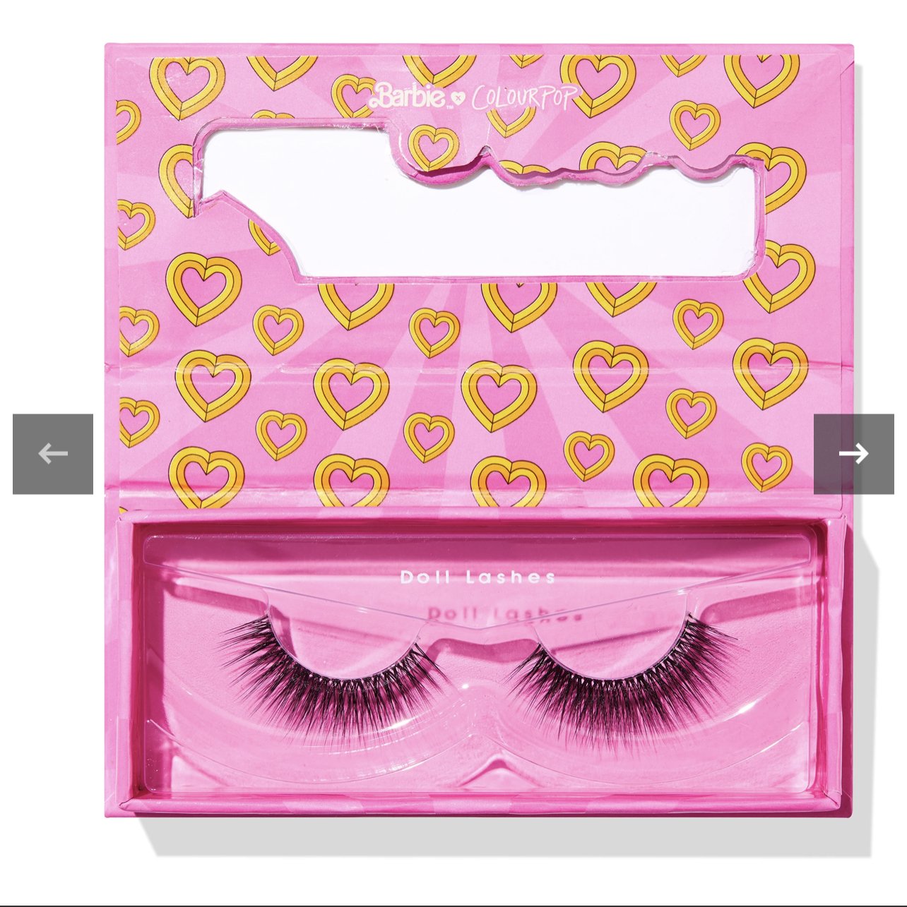 doll lashes falsies faux lashes COLOURPOP