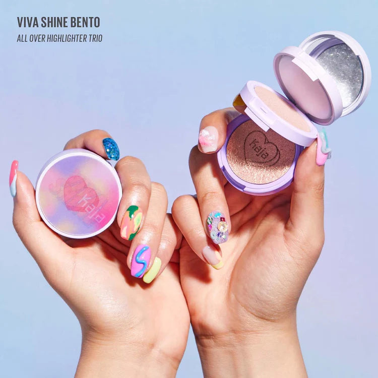 Kaja Viva Shine Bento All Over Highlighter Trio
