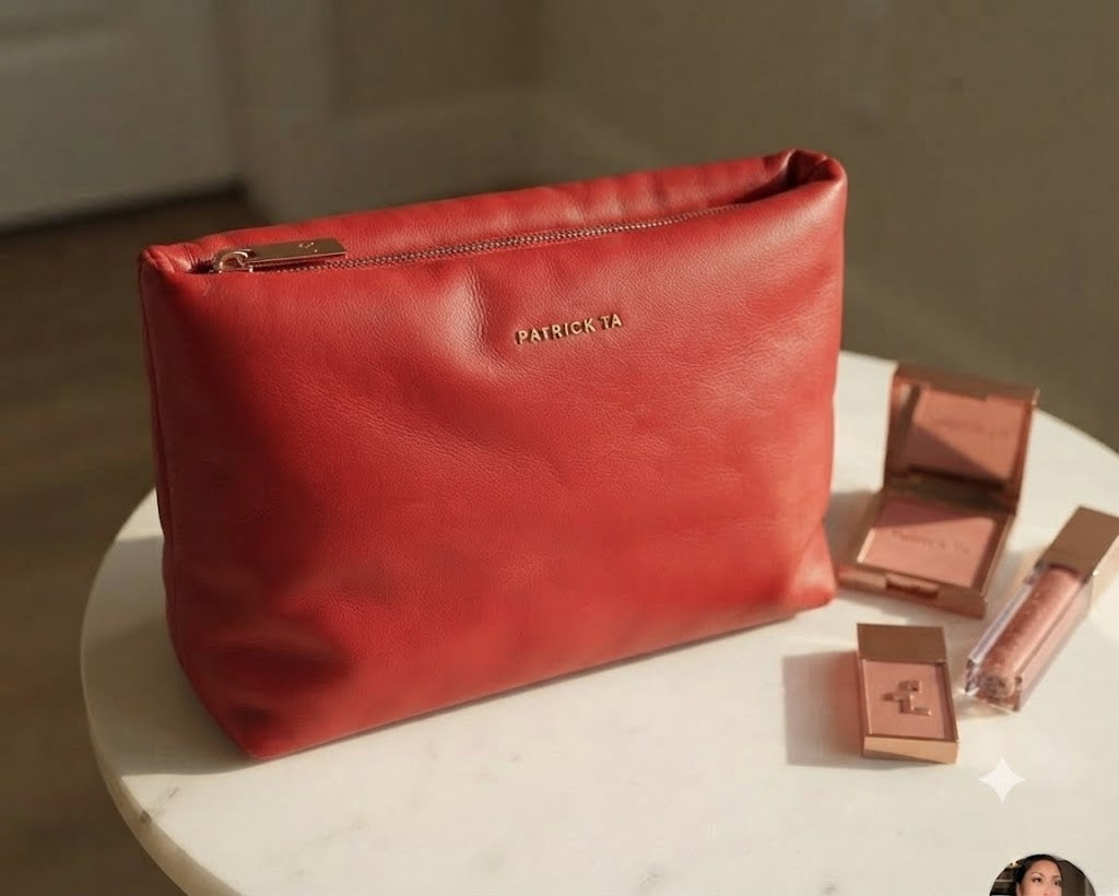 Patrick Ta Major Puffer Clutch - Edición Limitada "Strawberry"