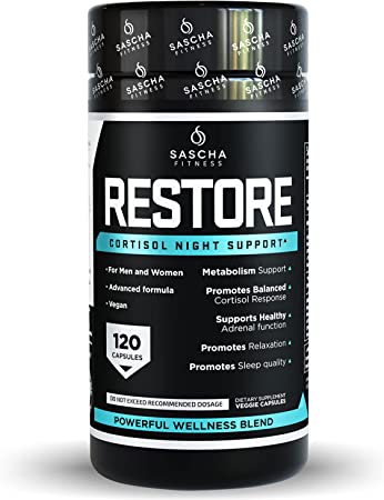 SASCHA FITNESS RESTORE Cortisol Night Support