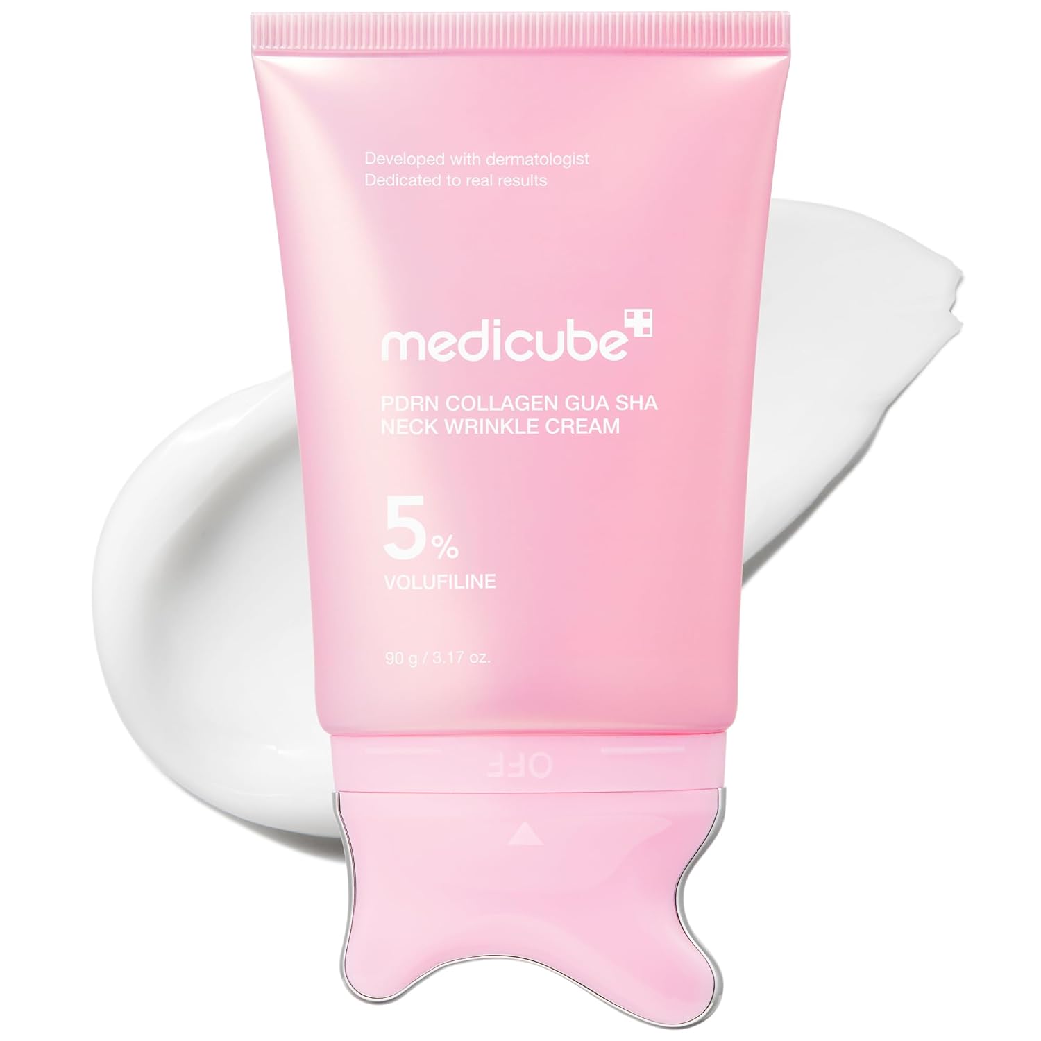 medicube PDRN Colágeno Gua Sha Crema antiarrugas para el cuello 90gr