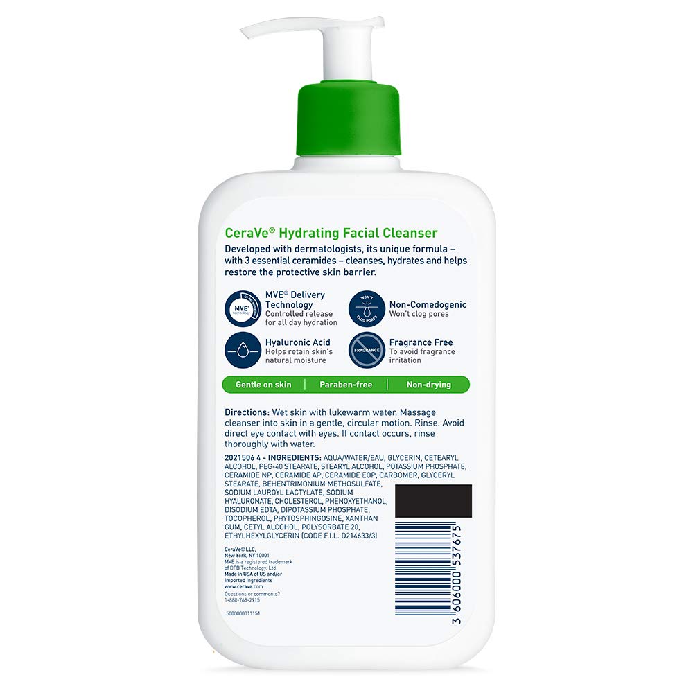 CeraVe Limpiador facial hidratante Normal a Seca