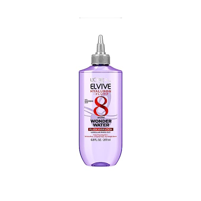 L'Oreal Paris Elvive Hyaluron Plump Flash Hydration Wonder Water, Sulfate-Free