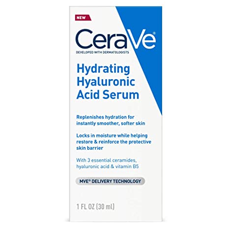 CeraVeHydrating Hyaluronic Acid Face Serum Fragrance Free