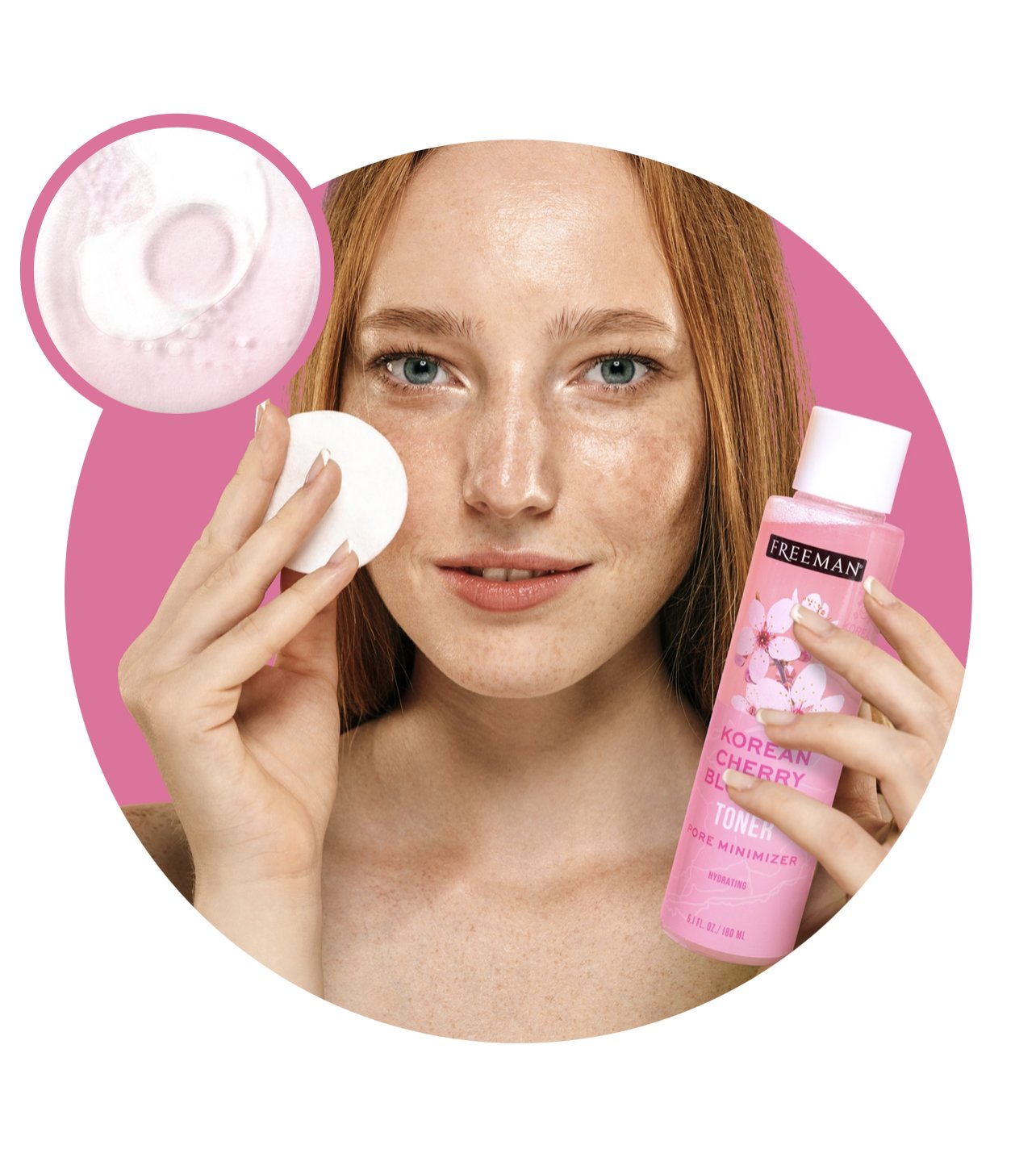 Korean Cherry Blossom Toner, Pore Minimizer, Hydrating, 6.1 fl oz (180 ml)