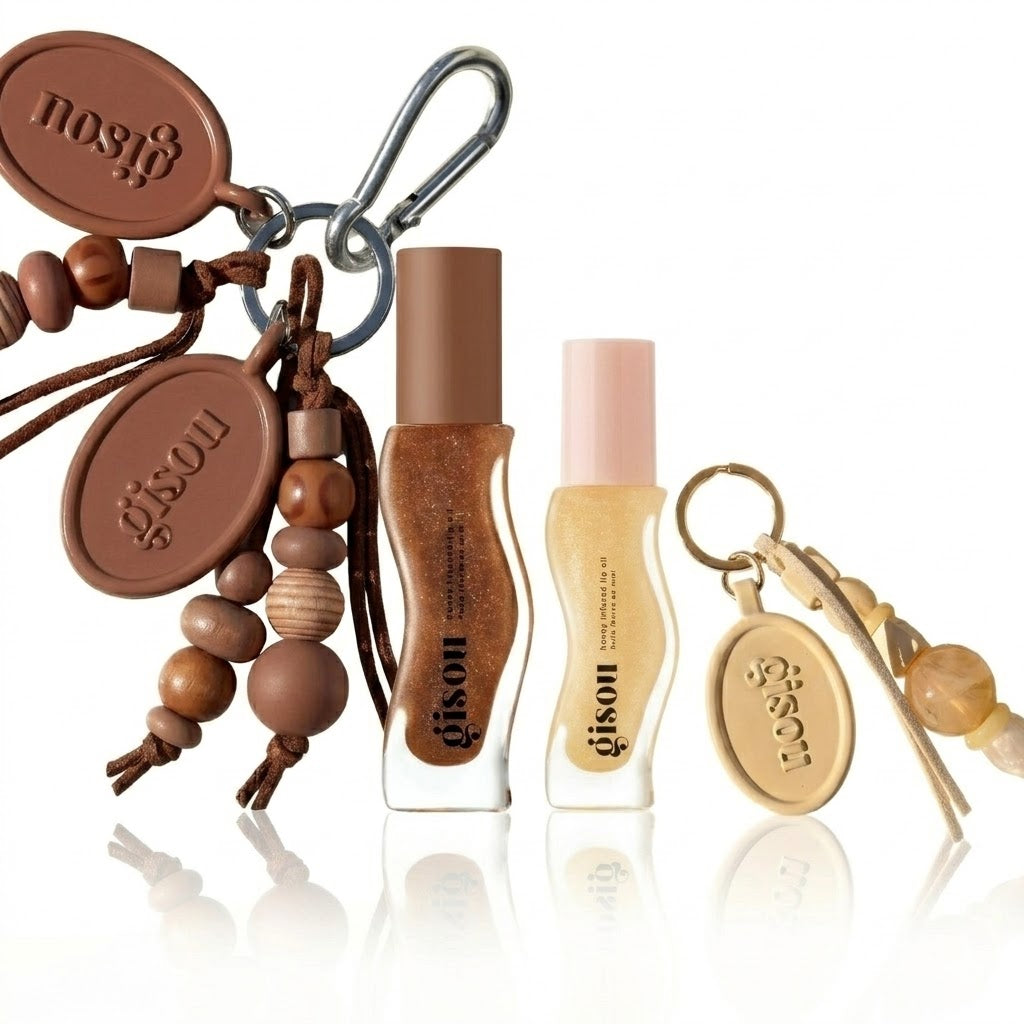 Gisou  Honey Infused Hydrating Lip Oil + charms