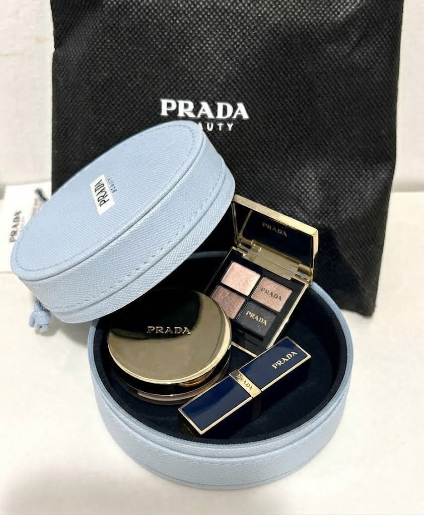 Prada Beauty Blue Pouch