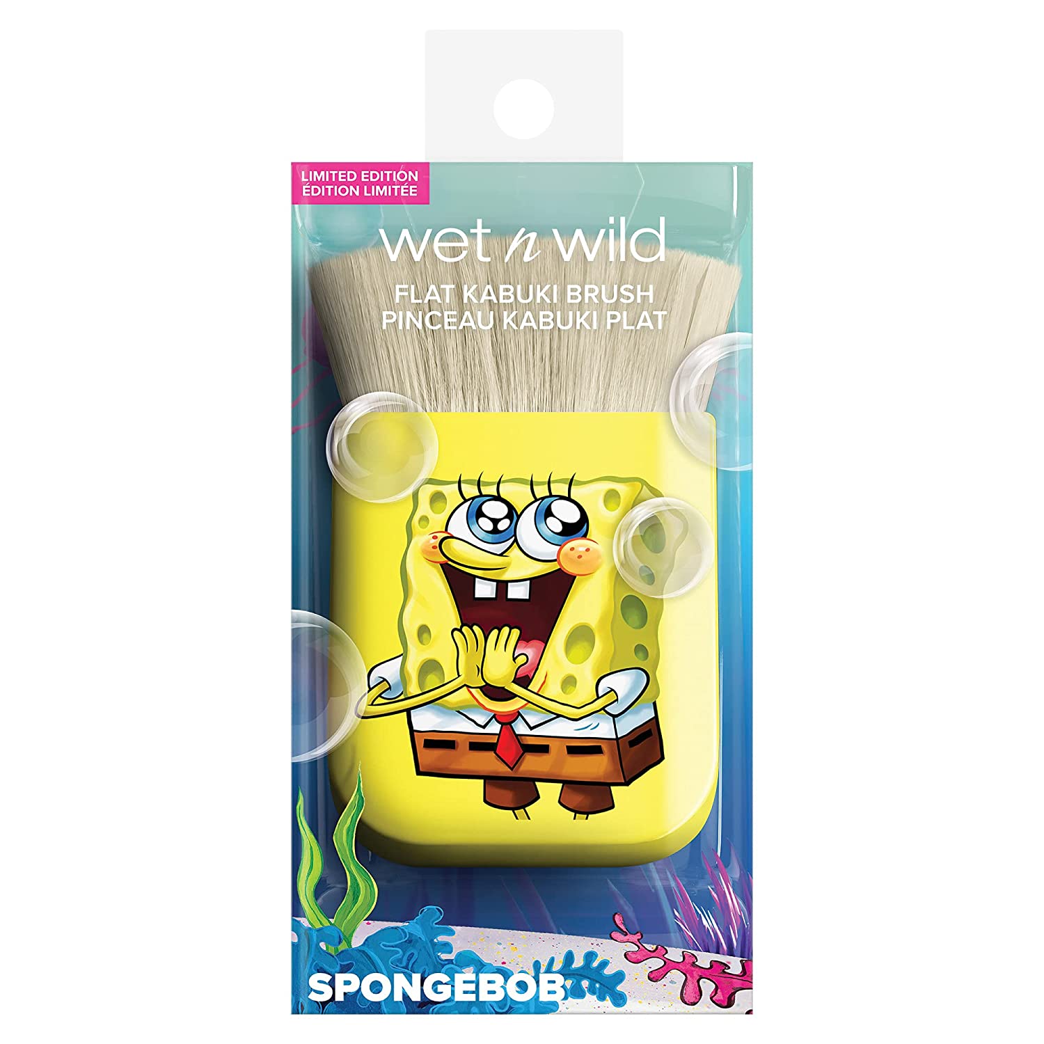 Wet n Wild , cepillo plano Kabuki Squarepants