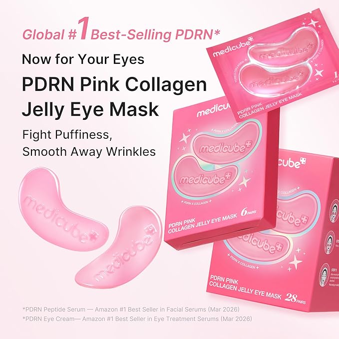 medicube Jelly Eye Mask PDRN Pink Collagen  6 PAIR
