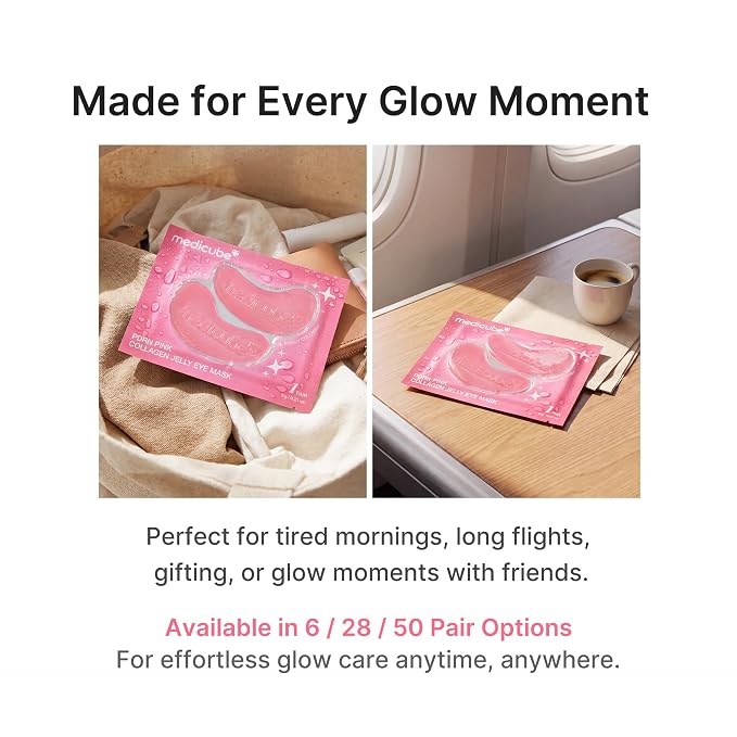 medicube Jelly Eye Mask PDRN Pink Collagen  6 PAIR