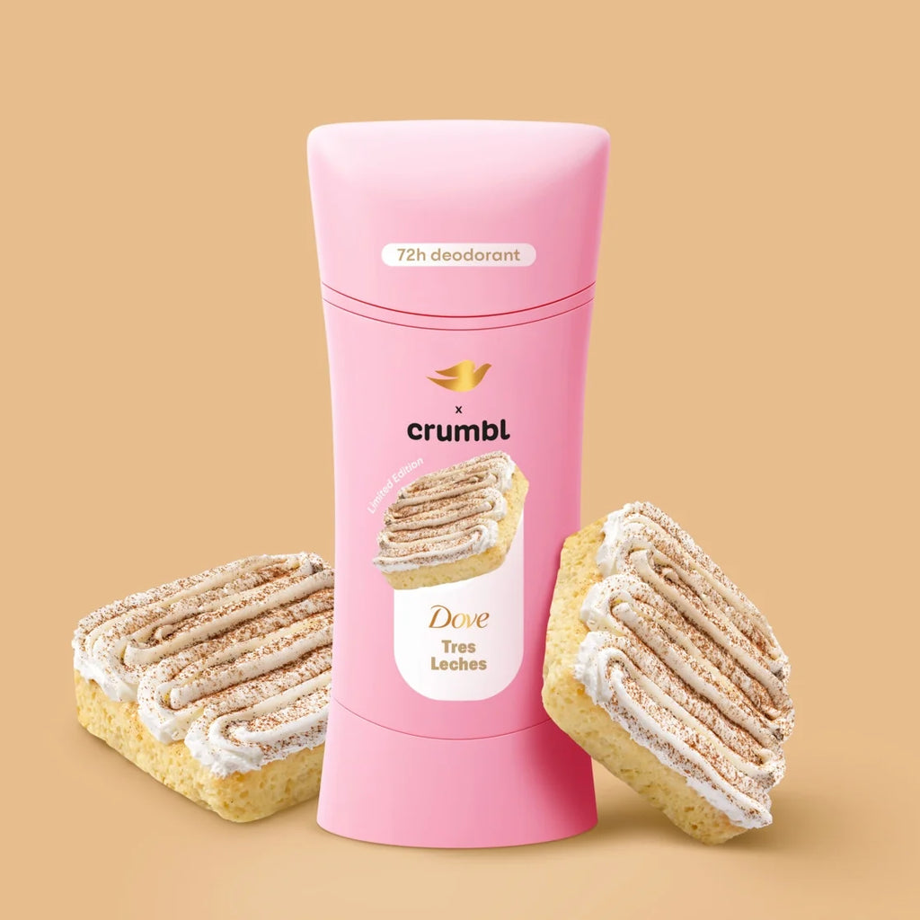 Dove & Crumel Desodorante de Edición Limitada Crumel Tres Leches