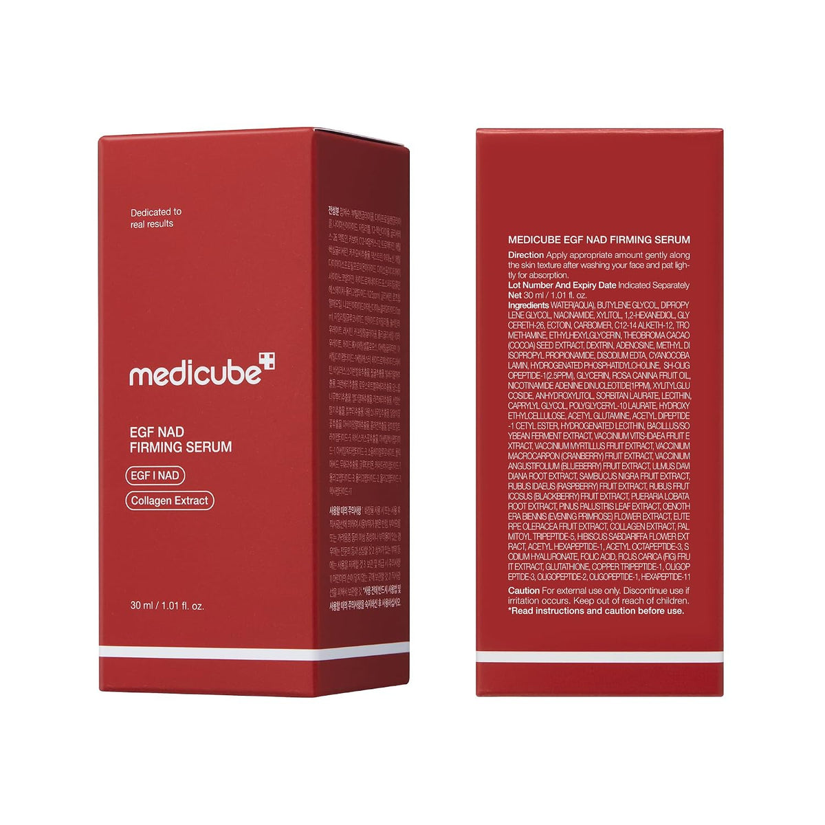 medicube Suero reafirmante NAD EGF para rostro y cuerpo, elasticidad