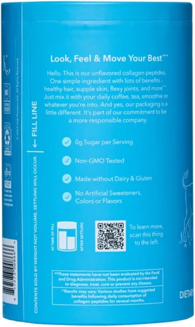 Vital Proteins Collagen Peptides Powder, Unflavored 1.5lb